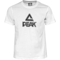 PEAK Big Logo T-Shirt 20123 - weiss XXS PEAK Big Logo T-Shirt 20123 - weiss XXS von Peak