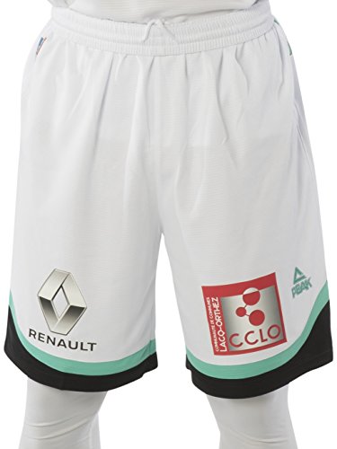 PEAK Elan Béarnais 2017-2018 Herren Basketball-Shorts XX-Small weiß von PEAK