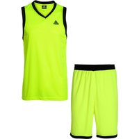 PEAK Street Basketballtrikot-Set 23001 - neon/schwarz XS von Peak