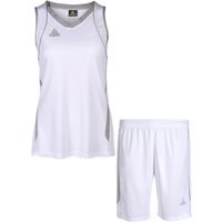 PEAK Team Basketballtrikot-Set Damen 20546 - weiss/silber S von Peak