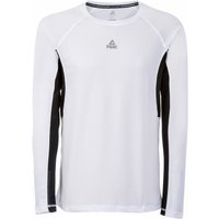 PEAK langarm Laufshirt 22314 - weiss/schwarz 3XL von Peak