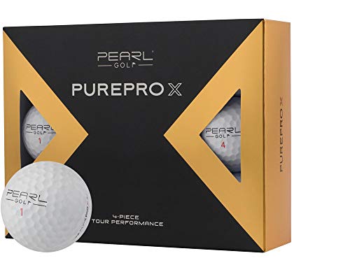 PearlGolf 12 Pure Pro X - Golfbälle - 1 Dutzend von PearlGolf
