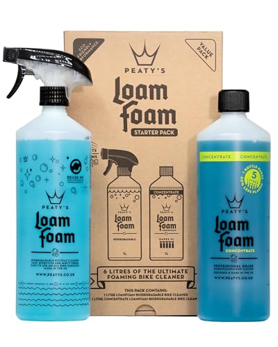 Peaty's LoamFoam Fahrrad Reinigung Startpaket - 2-teiliges Kettenreiniger und Fahrrad Reinigungsset für Rennrad, E-Bike - Fahrradpflege und Putzmittel, Geschenke für Fahrradliebhaber Peaty's LoamFoam Fahrrad Reinigung Startpaket - 2-teiliges Kettenreiniger und Fahrrad Reinigungsset für Rennrad, E-Bike - Fahrradpflege und Putzmittel, Geschenke für Fahrradliebhaber von Peaty's