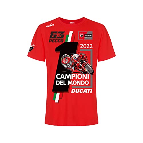 63 T-Shirts Celebrative Championship,Mann,S,Rot 63 T-Shirts Celebrative Championship,Mann,S,Rot von VR46