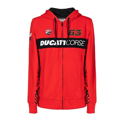 Pecco Damen Ducati Badezimmer Sweatshirt, rot, L Pecco Damen Ducati Badezimmer Sweatshirt, rot, L von Pecco