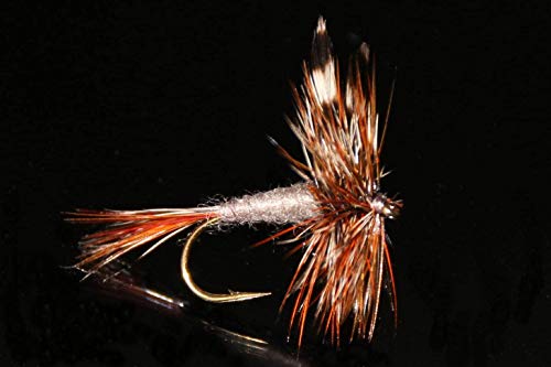 Pechetruite 2 x Trockenfliege - Adams - Serenity Flies line - Forellen Fliegenfischen - 18 von Pechetruite