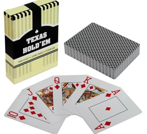 Pegasi Pokerkarten Plastik - Pokerkarten Blau - Pokerkarten Set - 100% Plastik Pokerkarten - Pokerkarten Wasserdicht - Knitterfreie Spielkarten Pegasi Pokerkarten Plastik - Pokerkarten Blau - Pokerkarten Set - 100% Plastik Pokerkarten - Pokerkarten Wasserdicht - Knitterfreie Spielkarten von Pegasi