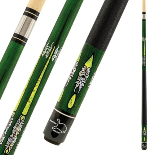 Pegasi Premium Billard Queue - Billiard köe 146cm - Zweiteilig - Billard Kö - Billard cue - Snooker Queue - Biliard Köhl - Billard Que - Pool Queue - 13 mm Klebespitze - Gute Qualität - Grün Pegasi Premium Billard Queue - Billiard köe 146cm - Zweiteilig - Billard Kö - Billard cue - Snooker Queue - Biliard Köhl - Billard Que - Pool Queue - 13 mm Klebespitze - Gute Qualität - Grün von Pegasi