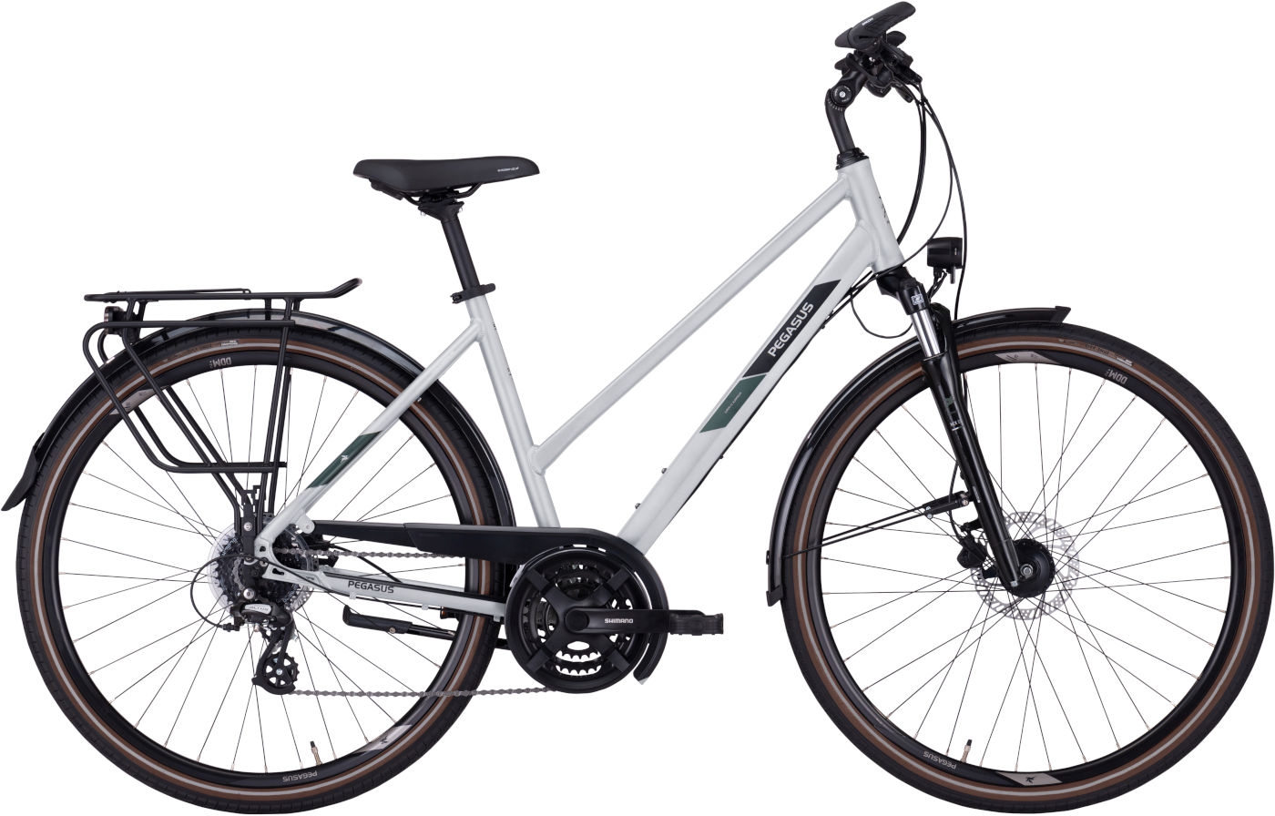 Trekkingrad  Pegasus Solero SL Disc 24 trapez grau (Rahmenh. Pegasus: 50 cm | Körpergrösse 160 - 170 cm) von Pegasus