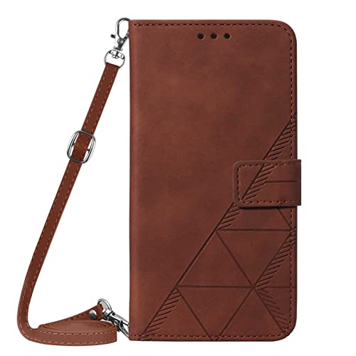 PekaTech Handykette für Xiaomi 11T / Xiaomi 11T Pro 5G Schutzhülle, PU-Leder Hülle - Handyhülle mit Band zum Umhängen - Klapptasche Handytasche Case mit Handy-Kette, Kartenfach und Portmonee, Braun PekaTech Handykette für Xiaomi 11T / Xiaomi 11T Pro 5G Schutzhülle, PU-Leder Hülle - Handyhülle mit Band zum Umhängen - Klapptasche Handytasche Case mit Handy-Kette, Kartenfach und Portmonee, Braun von PekaTech