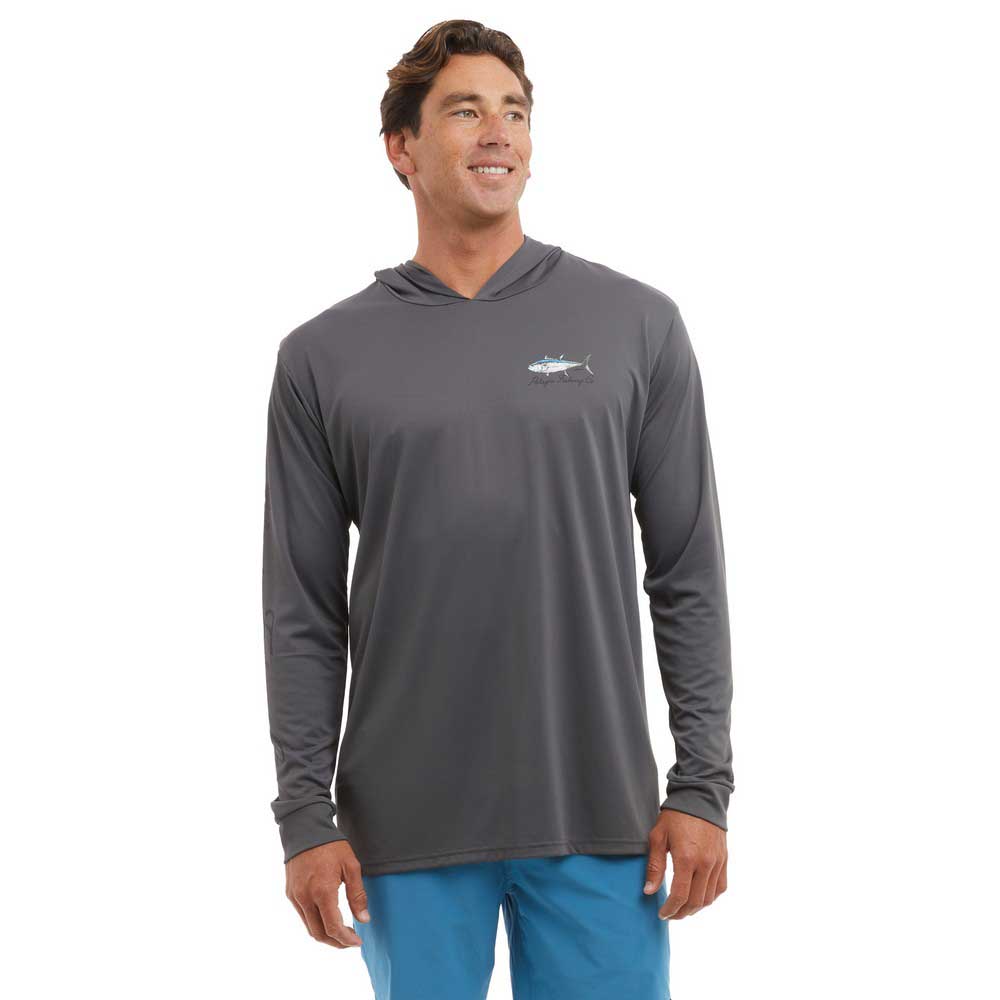 Pelagic Aquatek Hooded Goione Uv Long Sleeve T-shirt Grau XL Mann Pelagic Aquatek Hooded Goione Uv Long Sleeve T-shirt Grau XL Mann von Pelagic