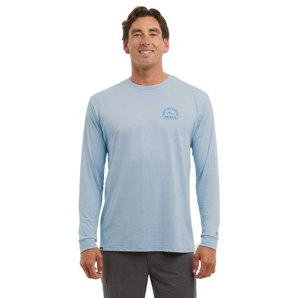 Pelagic Aquatek Marlin Stamp Uv Long Sleeve T-shirt Blau 2XL Mann Pelagic Aquatek Marlin Stamp Uv Long Sleeve T-shirt Blau 2XL Mann von Pelagic