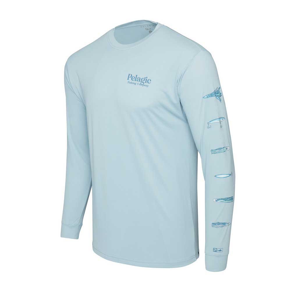 Pelagic Aquatek Stick Em Uv Long Sleeve T-shirt Blau XL Mann Pelagic Aquatek Stick Em Uv Long Sleeve T-shirt Blau XL Mann von Pelagic