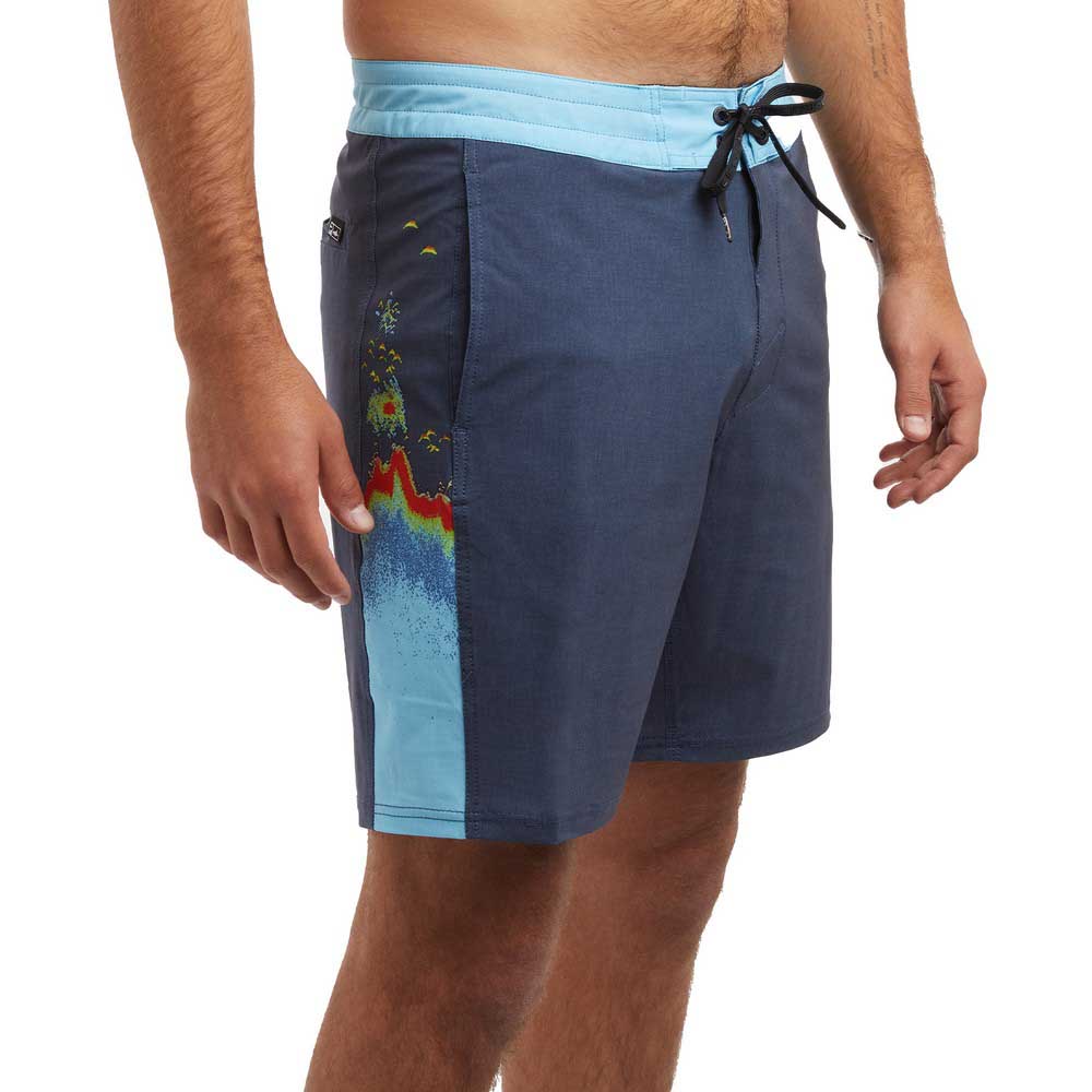 Pelagic Side Scanner Swimming Shorts Blau 33 Mann Pelagic Side Scanner Swimming Shorts Blau 33 Mann von Pelagic
