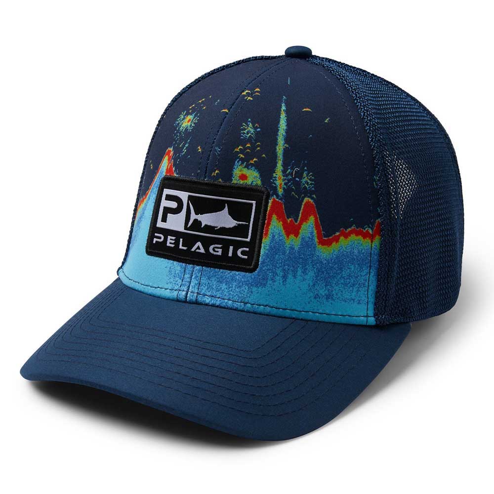 Pelagic Sonar Lo Pro Cap Blau Mann Pelagic Sonar Lo Pro Cap Blau Mann von Pelagic