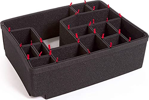 Peli 1560 TrekPak Trennwandset, Original Peli Protector Case Zubehör, Kompatibel mit: Peli 1560, Farbe: Schwarz Peli 1560 TrekPak Trennwandset, Original Peli Protector Case Zubehör, Kompatibel mit: Peli 1560, Farbe: Schwarz von PELI