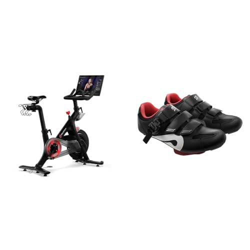Peloton Bike | Indoor-Heimtrainer mit hochauflösendem 22-Zoll-HD-Touchscreen & Bike-Schuhe | Bike-Schuhe für das Peloton Bike und Bike+ mit Delta-kompatiblen Cleats Peloton Bike | Indoor-Heimtrainer mit hochauflösendem 22-Zoll-HD-Touchscreen & Bike-Schuhe | Bike-Schuhe für das Peloton Bike und Bike+ mit Delta-kompatiblen Cleats von Peloton