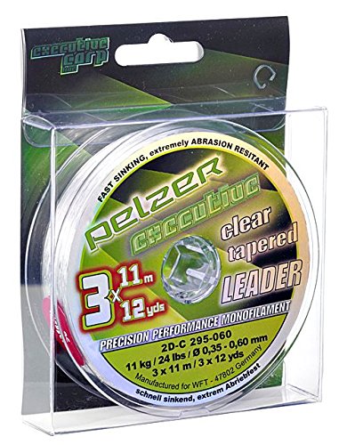 Pelzer Exe Tap. Leader 0,35-0,60 11m clear 3pc. Pelzer Exe Tap. Leader 0,35-0,60 11m clear 3pc. von Pelzer