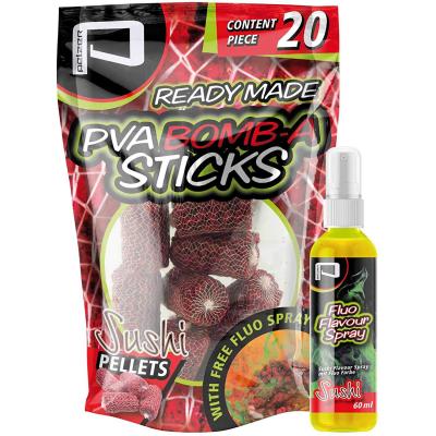 Pelzer PVA Bomb-A-Stick Fluo Pellets Banana von Pelzer