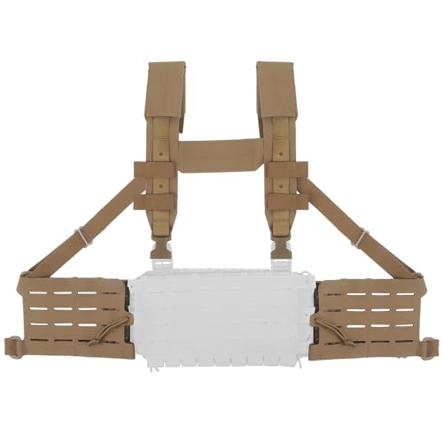 Peminkoo A.RC Chest Rig Kit, Wandeln Sie die meisten auf einem Plattenträger Einer Weste installierten Platten in EIN Chest Rig um (Khaki) von Peminkoo