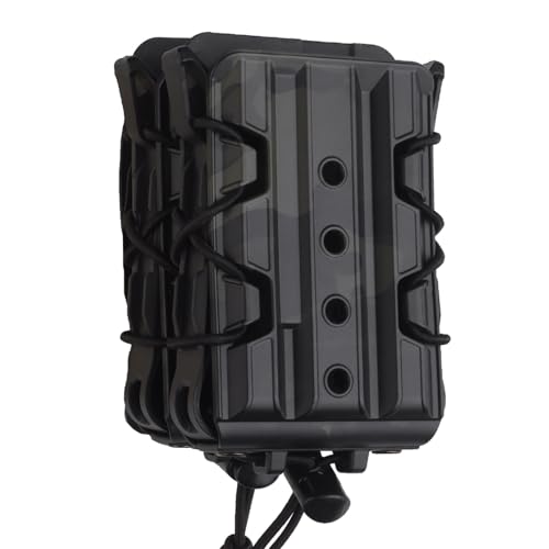 Peminkoo All Terrain Molle Doppelgewehr-Magazintasche 5,56 .223 7,62 .308 Magazintasche M4 AR AK Mag Carrier Airsoft Mag Hoster (BCP) von Peminkoo