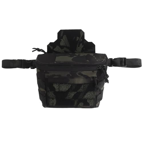 Peminkoo Molle PC Drop Pouch Tasche für Brustweste, Schnalle, bequem, geräumig, 3 Tragemöglichkeiten, Gürteltasche mit Schlinge (BCP) von Peminkoo