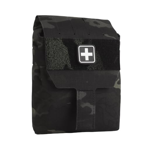 Peminkoo Quick Release MOLLE Erste Hilfe Medical Kit Taktische Magazin Tasche Geeignet für Airsoft Paintball Schießen Camping Jagd (BCP) von Peminkoo