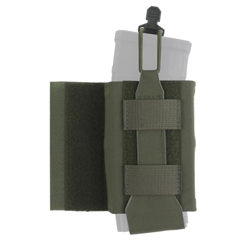 Peminkoo R Style M4 M15 5.56 Seitentasche Molle-Tausch Links und rechts für Jagdweste Plattenträger M4 Magazintasche (Green) von Peminkoo