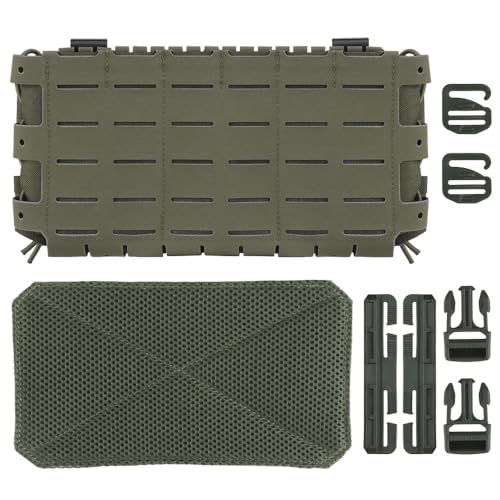 Peminkoo Taktische Dreifach-Magazintasche Multifunktionale 5.56/7.62 mm A.RC V3 Mag Bag Outdoor Kampf Jagd Schießen Magazin Zubehör (Green) von Peminkoo