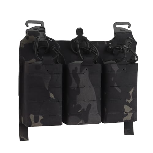 Peminkoo Taktische K.Tar Frontklappe 5,56 Molle Mag Pouch F.CPC V5 Airsoft Zubehör (BCP) von Peminkoo