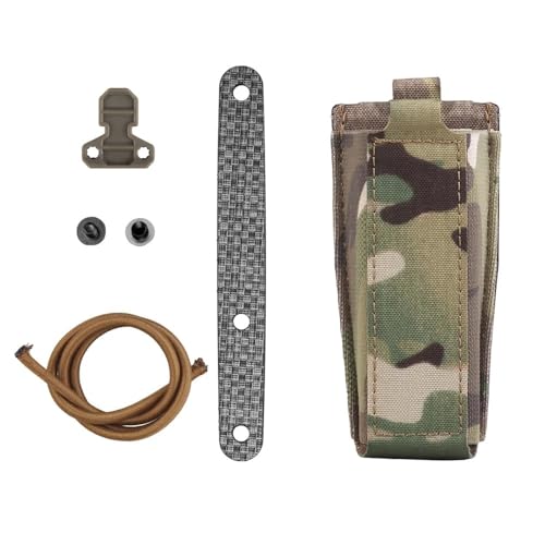 Peminkoo Taktische Magazintasche 9mm Pistole Einzelmagazintasche für G1ock/Beretta92/SIG/P320/MP5 Jagd Militär Schnellmagazinhalter Airsoft-Ausrüstung (CP) von Peminkoo