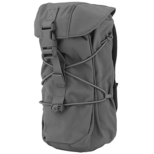 Peminkoo Taktische Platte Träger Rückwand GP Multifunktions Tasche Allgemeine Wasser Blase Taschen Bungee Shock Cord Retention (Grey) von Peminkoo