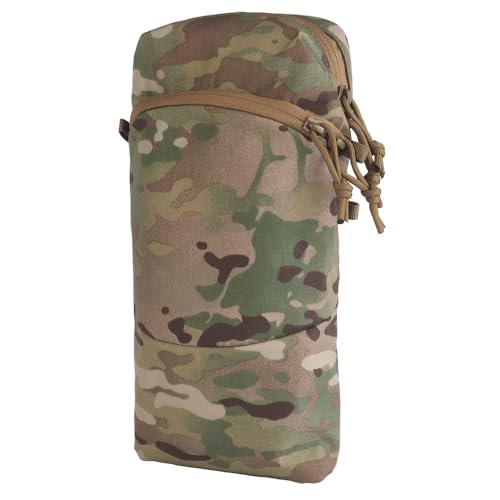 Peminkoo Zubehörtasche GP Vertical 12X6 Tactical Molle Back Panel Zubehörtasche Universal Camouflage Multifunktional (CP) von Peminkoo