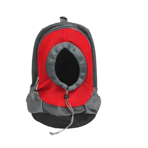 Pengchang 2024 Haustier Hund Rucksack Kleine, Mittlere Hund Außerhalb Sport Rucksack for Hund Tasche Atmungsaktive Welpen Träger Tasche(RED,40x35x17cm) von Pengchang