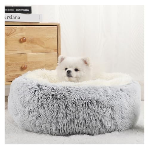 Pengchang Haustierbett Flauschige Hundeplüschbetten for Hunde Mittelwarmes Zubehör Großes Zubehör & Möbel Welpe Kleines Sofa Zwinger Waschbar Katzen(50cm) von Pengchang