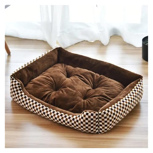 Pengchang Weiches Nest Schlafsofa Knochen Hundebett Haus Plüsch Haustier Katze Kissen Matte Warmer Korb Zwinger Haus Welpe Indoor Home(Style2 Two,38x28 cm) von Pengchang