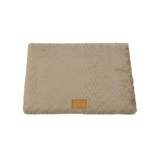 for Katzen und Hunde Nest Warm Plüsch Warm Abnehmbare Waschbar Heimtierbedarf Wintermatte Four Seasons Universal Big Dog Special(Camel,L-73x46x5cm) von Pengchang