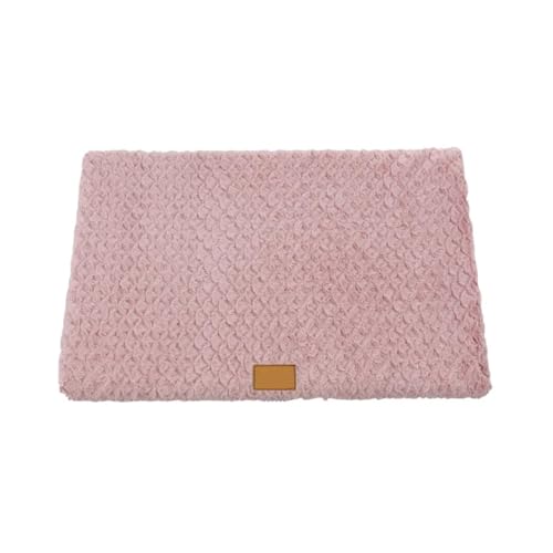 for Katzen und Hunde Nest Warm Plüsch Warm Abnehmbare Waschbar Heimtierbedarf Wintermatte Four Seasons Universal Big Dog Special(Pink,XL-90x58x5cm) von Pengchang