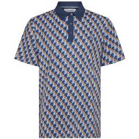 Penguin All Over Petes Outline Print Halbarm Polo navy von Penguin