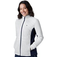 Penguin Insulated Woven Full-Zip Stretch Jacke weiß von Penguin