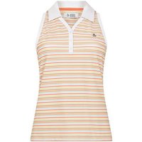 Penguin Ribbed Fine Line Stripe ohne Arm Polo weiß Penguin Ribbed Fine Line Stripe ohne Arm Polo weiß von Penguin