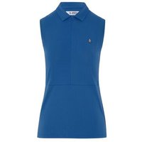 Penguin Zip Mesh Blocking ohne Arm Polo blau von Penguin