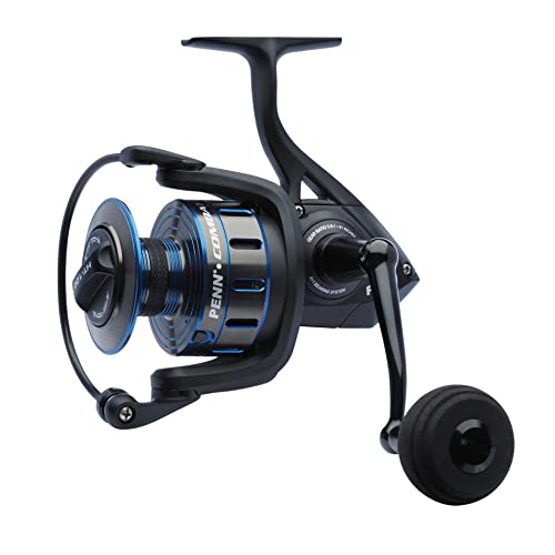 PENN Combat III Angelrolle Spinnrollen Meeresangeln Vielseitige Meeresangeln Rolle für Boot Kajak Ufer Spinning Jiggen Surfen und Allround-Einsatz Unisex Schwarz Blau 6000 PENN Combat III Angelrolle Spinnrollen Meeresangeln Vielseitige Meeresangeln Rolle für Boot Kajak Ufer Spinning Jiggen Surfen und Allround-Einsatz Unisex Schwarz Blau 6000 von Penn
