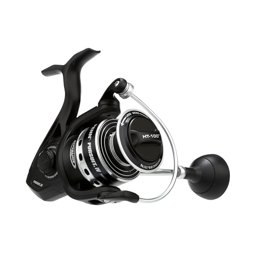 PENN Pursuit IV Salzwasser Spinnrolle – Spinnangeln, Jig, Köderrolle für den Allround-Einsatz, Boot, Kajak, Ufer, Black Silver PENN Pursuit IV Salzwasser Spinnrolle – Spinnangeln, Jig, Köderrolle für den Allround-Einsatz, Boot, Kajak, Ufer, Black Silver von Penn
