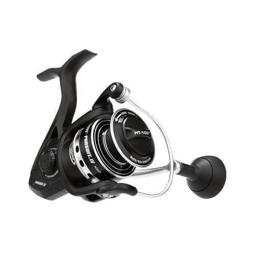 PENN Pursuit IV Salzwasser Spinnrolle - Spinnfischen, für den Allroundeinsatz, Boot, Kajak, Ufer, Black Silver, 3000 PENN Pursuit IV Salzwasser Spinnrolle - Spinnfischen, für den Allroundeinsatz, Boot, Kajak, Ufer, Black Silver, 3000 von Penn
