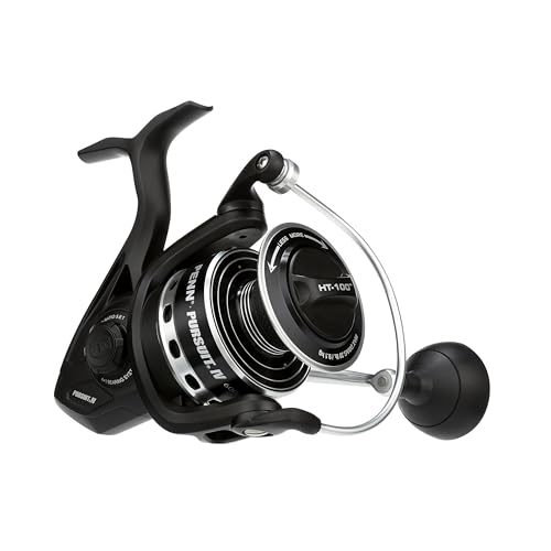 PENN Pursuit IV Salzwasser Spinnrolle - Spinnfischen, für den Allroundeinsatz, Boot, Kajak, Ufer, Black Silver, 6000 PENN Pursuit IV Salzwasser Spinnrolle - Spinnfischen, für den Allroundeinsatz, Boot, Kajak, Ufer, Black Silver, 6000 von Penn