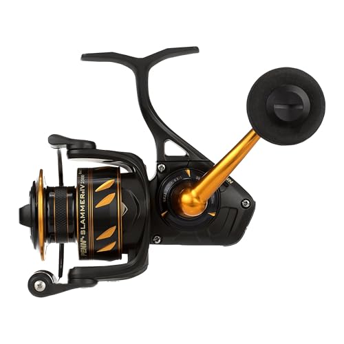 PENN Slammer IV Salzwasser-Spinnrolle – Vollmetall-, Hochleistungs-Spinn-, Jigging- oder Köderrolle – Boot, Ufer, Kajak, 2500 PENN Slammer IV Salzwasser-Spinnrolle – Vollmetall-, Hochleistungs-Spinn-, Jigging- oder Köderrolle – Boot, Ufer, Kajak, 2500 von Penn