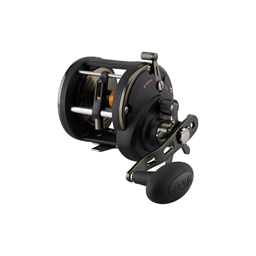 PENN Squall II Level Wind Konventionelle Angelrolle, Schwarz Gold, 30LWLH PENN Squall II Level Wind Konventionelle Angelrolle, Schwarz Gold, 30LWLH von Penn