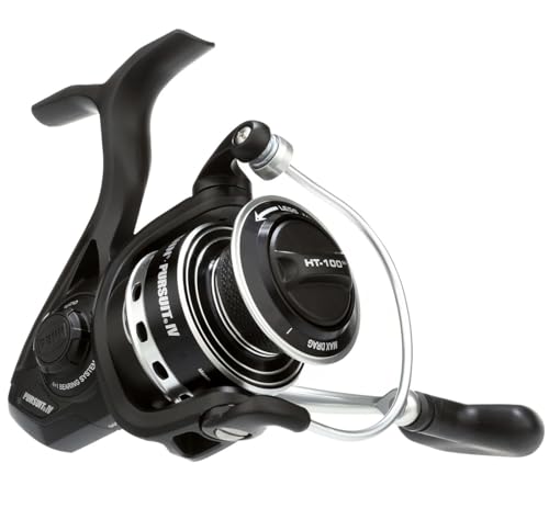 Penn Pursuit IV Salzwasser Meer Spinnrolle - Spinnfischen, Jig, Köderrolle für Allround-Einsatz, Boot, Kajak, Ufer, Schwarz/Silber, 4000 Penn Pursuit IV Salzwasser Meer Spinnrolle - Spinnfischen, Jig, Köderrolle für Allround-Einsatz, Boot, Kajak, Ufer, Schwarz/Silber, 4000 von Penn