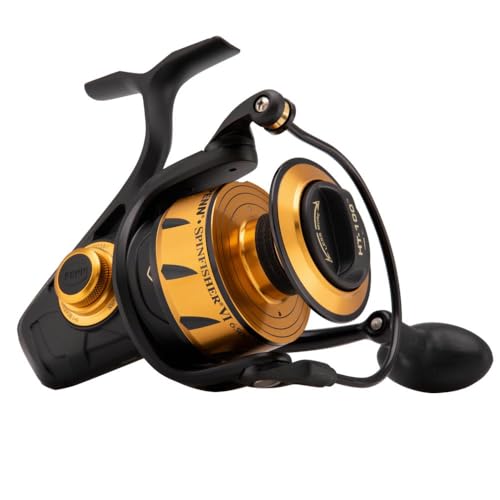 PENN Spinfisher VI Spinnrollen, Black Gold von Penn